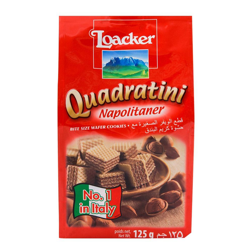 Loacker Quadratini Wafer Napolitaner 125g
