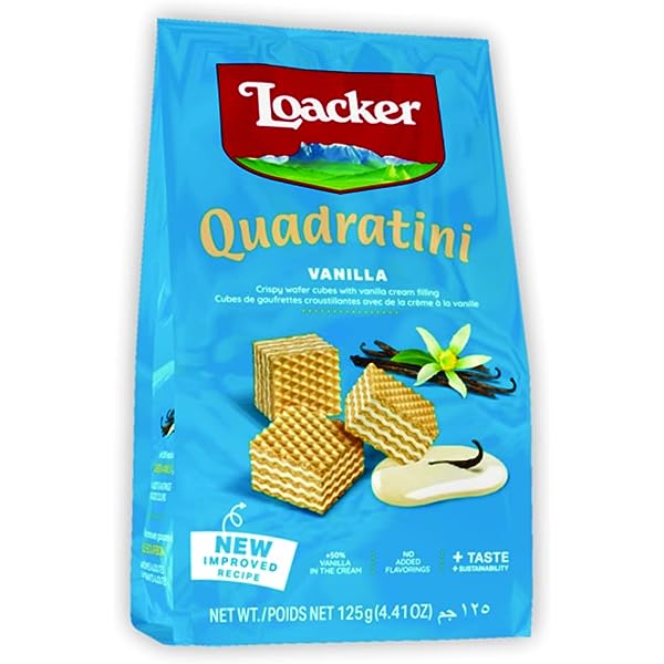 Loacker Quadratini Wafer Vanilla 125g