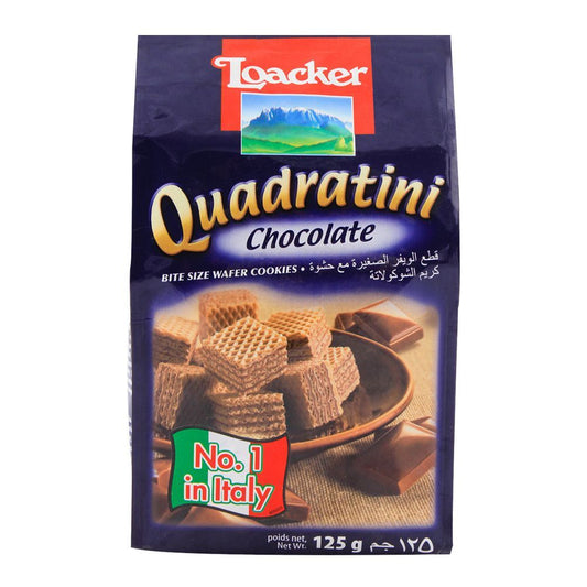 Loacker Quadratini Wafer Chocolate 125g