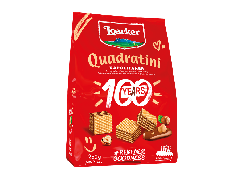 Loacker Quadratini Wafer Napolitaner 250g