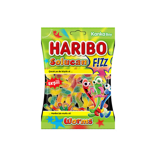 HARIBO Fizz Worms 70gm