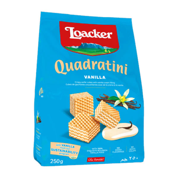 Loacker Quadratini Wafer Vanilla 250