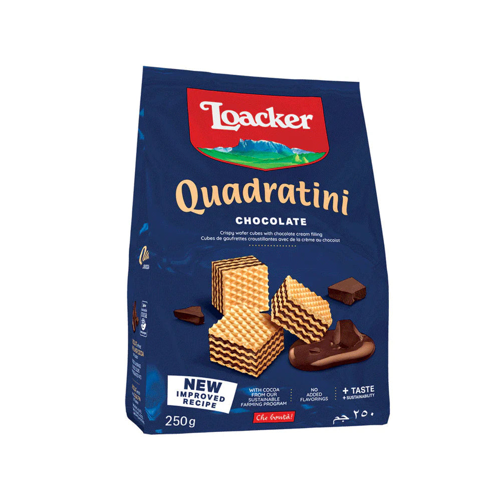 Loacker Quadratini Wafer Chocolate 250g