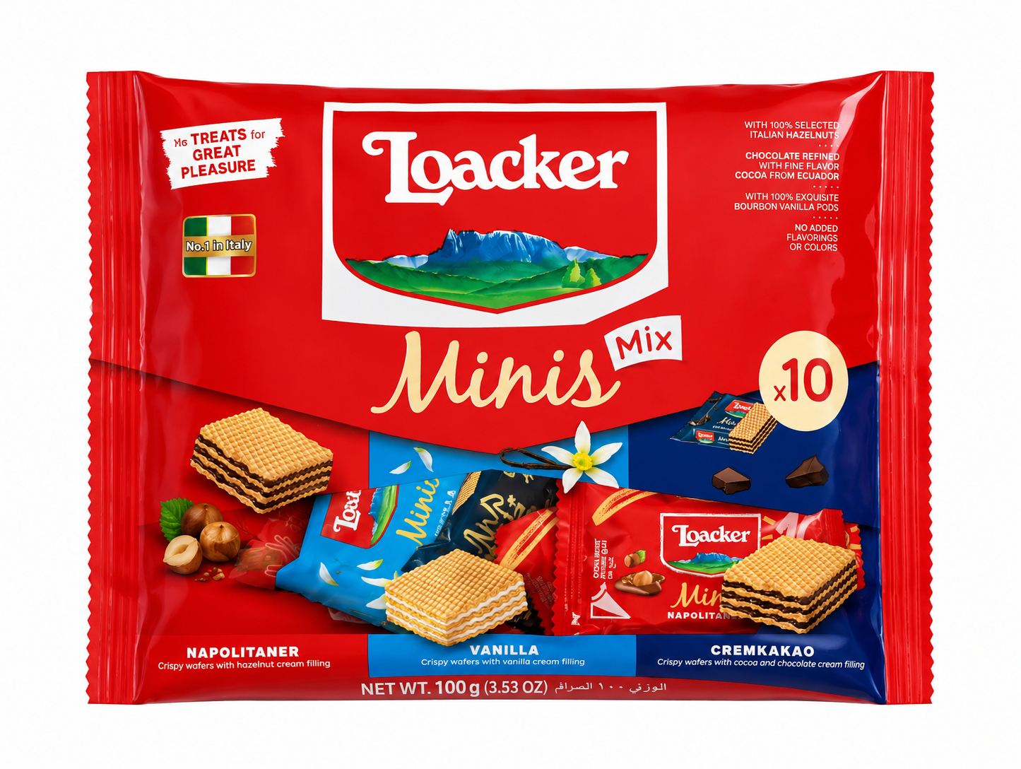 Loacker Classic Wafer Mini Mix 100gm