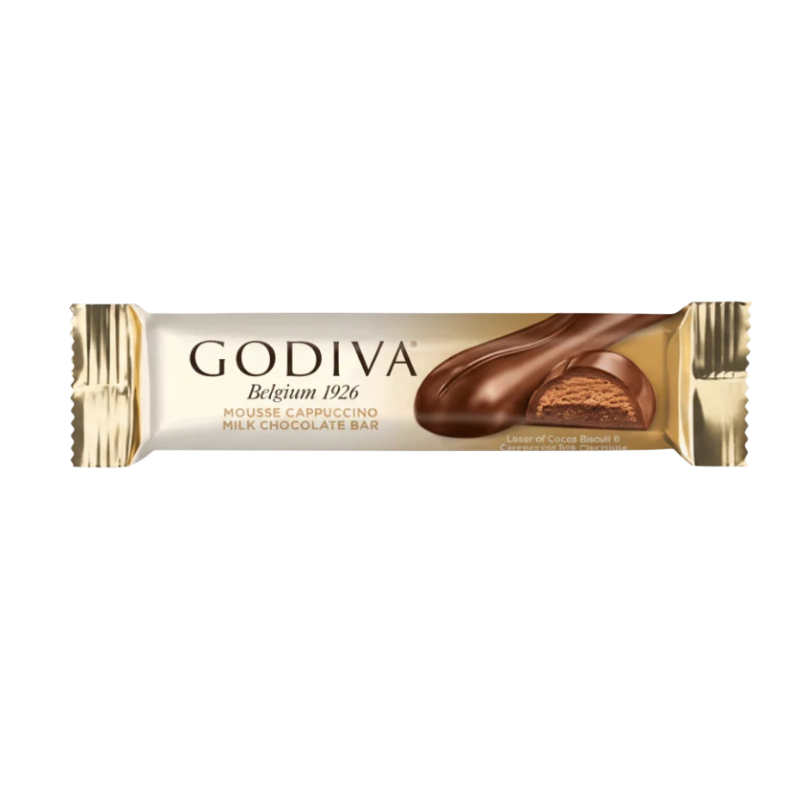 GODIVA Mousse Cappuccino Milk Chocolate Bar 35gm