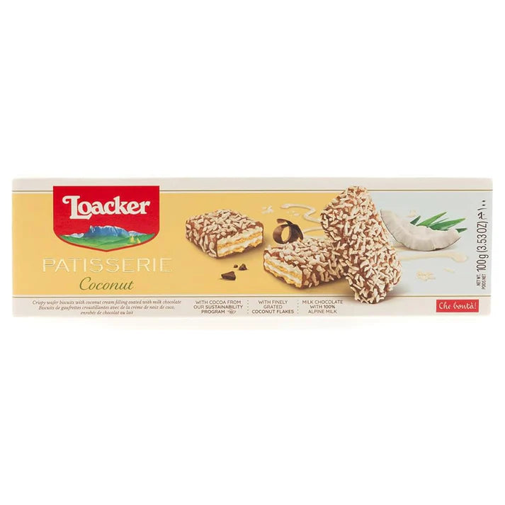 Loacker Quadratini Patisserie Coconut 100
