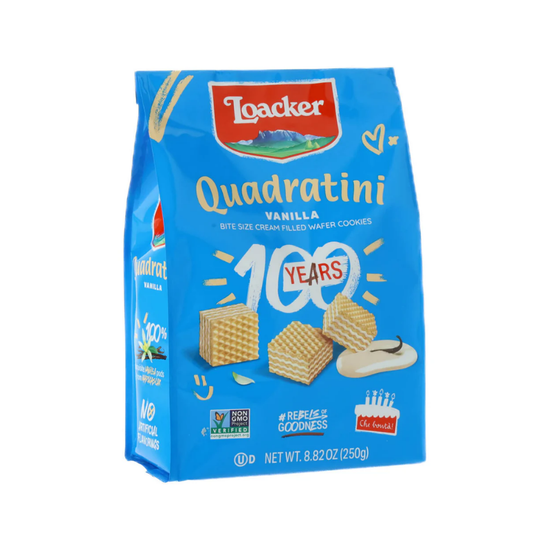 Loacker Quadratini Wafer Vanilla 250